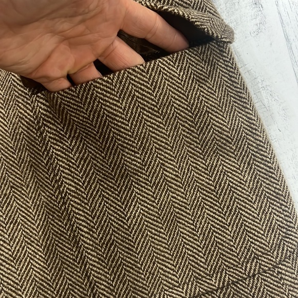 Polo Ralph Lauren Wool Equestrian Riding Jacket Elbow Patch Herringbone Blazer - Picture 5 of 9